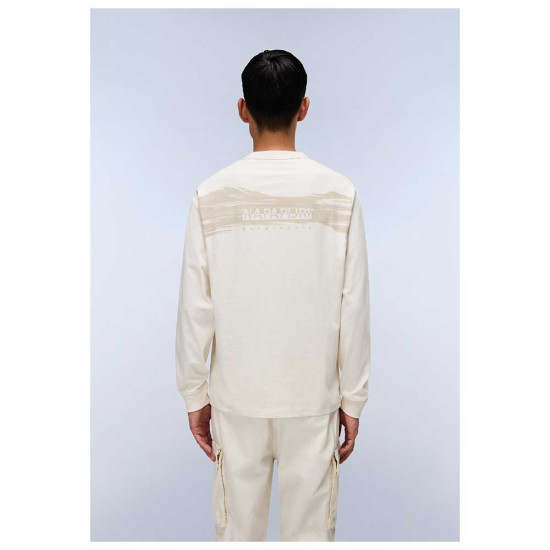 Napapijri Ανδρική μακρυμάνικη μπλούζα S-Back Graphic Longsleeve Tee